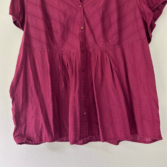 Vintage Route 66 short sleeve babydoll peplum empire waist boho Y2K Retro 3X - Picture 4 of 13